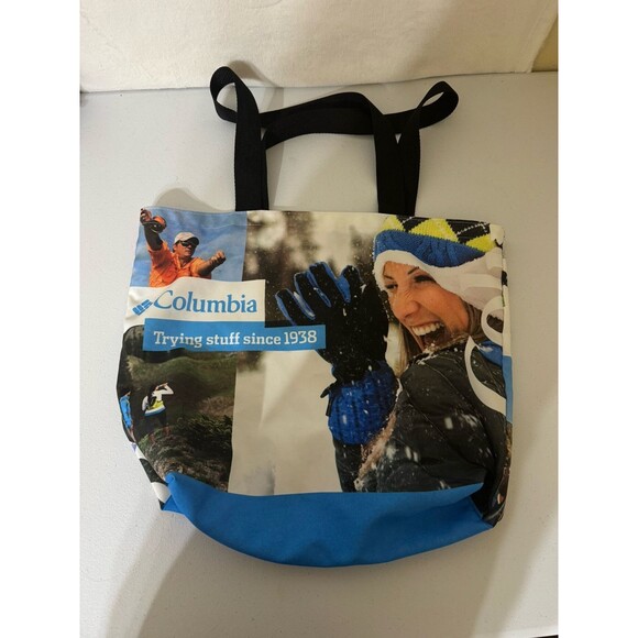 Y2K columbia tote bag Made In USA - Picture 2 of 4